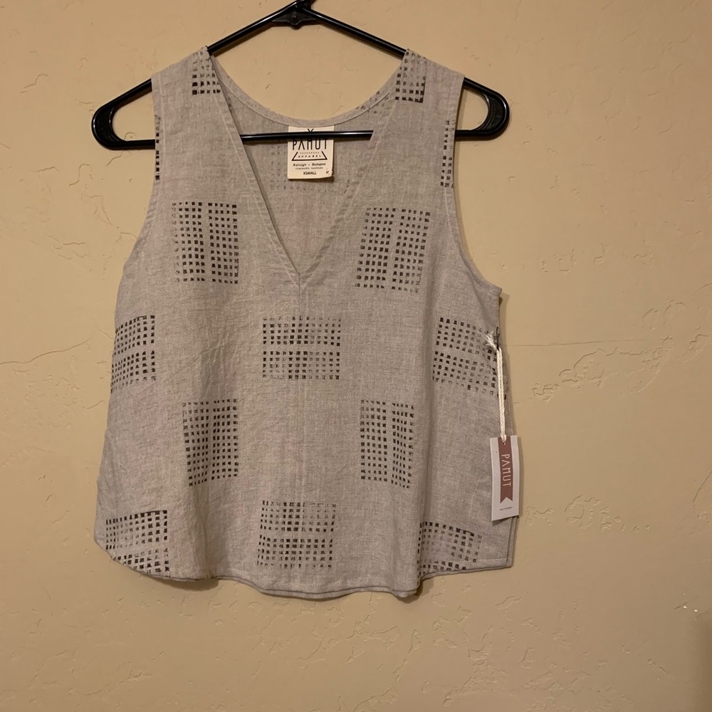 XS Pamut Apparel Linen Mira Top